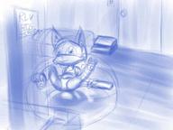 GIMP TV Tammy author_fancy author_like background beanbag bed cute digital digital_sketch door incomplete relaxed sketch undies // 800x600 // 28.9KB