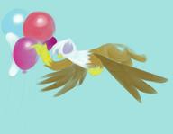 Friendship_is_Magic Gilda Griffon_The_Brush_Off My_Little_Pony balloon_poking balloon_popping balloons colour digital digital_sketch female flight flying griffon mypaint nail_pop rough sketch sloppy unfinished wings // 3456x2688 // 382.8KB