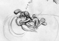 Rosie Tori author_fancy author_indifferent female humping male pencil_sketch questionable sleep // 798x555 // 29.2KB