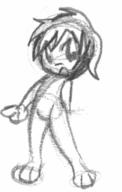 featureless_crotch open_mouth pantsless pencil pencil_sketch sketch unidentified_character // 280x440 // 14.2KB