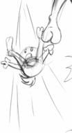 Yum crotch_view doodle falling featureless_crotch open_mouth pantsless pencil pencil_sketch silly sketch // 572x1056 // 36.9KB