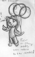 :3 Kilo balloons felyne kibrosian male open_mouth pencil pencil_sketch sketch // 526x853 // 94.1KB