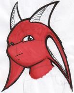 Dracon Nagoradria_einess colour dragon horn ink ink_sketch long_ears marker sketch // 1200x1498 // 392.8KB