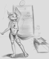 :3 author_fancy author_like boombox canidae dancing digital digital_sketch female fluffy_tail midriff music mypaint sketch socks thighhigh vixen // 2783x3345 // 1.9MB