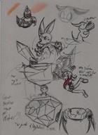 Cohort Dragonne Kiddle Kirby Metal_Mario Super_Smash_Bros Unnamed_character claws colour creepy critter death fanart fang female horns human ink ink_sketch kibrosian long_ears male monster robot rubberizer_raygun sketch spider swimsuit text weapon // 1654x2261 // 751.3KB