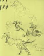 Splody androgynous clothes doodle draconic dragon female pencil pencil_sketch silly sketch tentacles // 2270x2890 // 1.1MB
