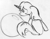 Revelromp_Dalliance androgynous horn ink male pony sitting sketch unicorn // 1131x899 // 154.1KB
