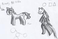 Friendship_is_Magic My_Little_Pony Shock_Spot closed_eyes cutie_mark doodle female pegasus pencil pencil_sketch pony sketch what // 1977x1329 // 625.1KB