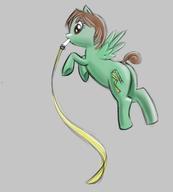Equestrian_Dawn Friendship_is_Magic My_Little_Pony Ribbon_Trick author_fancy author_like colour digital digital_color female mypaint pegasus plot pony ribbon wings // 1152x1280 // 483.4KB