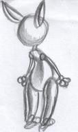 Metal_Bubble_Dragon author_like back backside butt cute doodle long_ears pencil pencil_sketch rear_view robot sketch // 838x1407 // 235.9KB