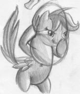Friendship_is_Magic My_Little_Pony Scootaloo author_fancy author_indifferent doodle featureless_crotchCutie_Mark_Crusaders female filly foal pegasus pencil pencil_sketch pony sketch // 1512x1780 // 503.5KB