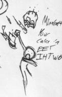 Minecraft action author_indifferent cake dialogue doodle ink ink_sketch open_mouth silly sketch text what // 711x1119 // 132.5KB