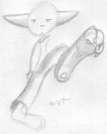 author_indifferent claws doodle foot long_ears open_mouth pants paw pencil pencil_sketch sketch // 573x717 // 56.9KB