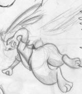 action attack author_fancy author_indifferent author_like bottomless bunny butt long_ears motion open_mouth pencil pencil_sketch sketch // 873x1005 // 170.4KB