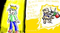 Amberly Cream Friut_cannon Yum androgynous author_like colour crown digital digital_sketch doodle featureless_crotch female fruit human male open_mouth pchat princess shoes silly silver_hair sketch strawberry_fruit // 800x450 // 237.4KB