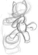 Fallout_Equestria_Project_Horizons Scotch_Tape author_dislike doodle female filly overalls pencil pencil_sketch pony rough sketch // 523x750 // 84.7KB