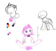 Equestrian_Dawn FireAlpaca RP_Character Reveille Revel_Romp author_fancy author_like balloons bowtie collar colour contact_stars digital featureless_crotch horn male pony rough sketch smile unicorn // 776x698 // 157.9KB