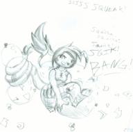 BANG FIP Rhea_Snaketail author_fancy balloon_popping balloons bits constricting fanart fun large_scan paws pencil_sketch s2p slam smirk squeak squeaky squeeze tail // 1992x1972 // 880.6KB
