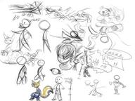 Kitishik Mip action_pose attack author_fancy author_like balloons bubble digital_sketch doodle flames fluffy_tail long_ears questionable s2p silly sit squish straddle // 800x600 // 47.5KB